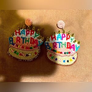 Happy‎ Birthday Earrings